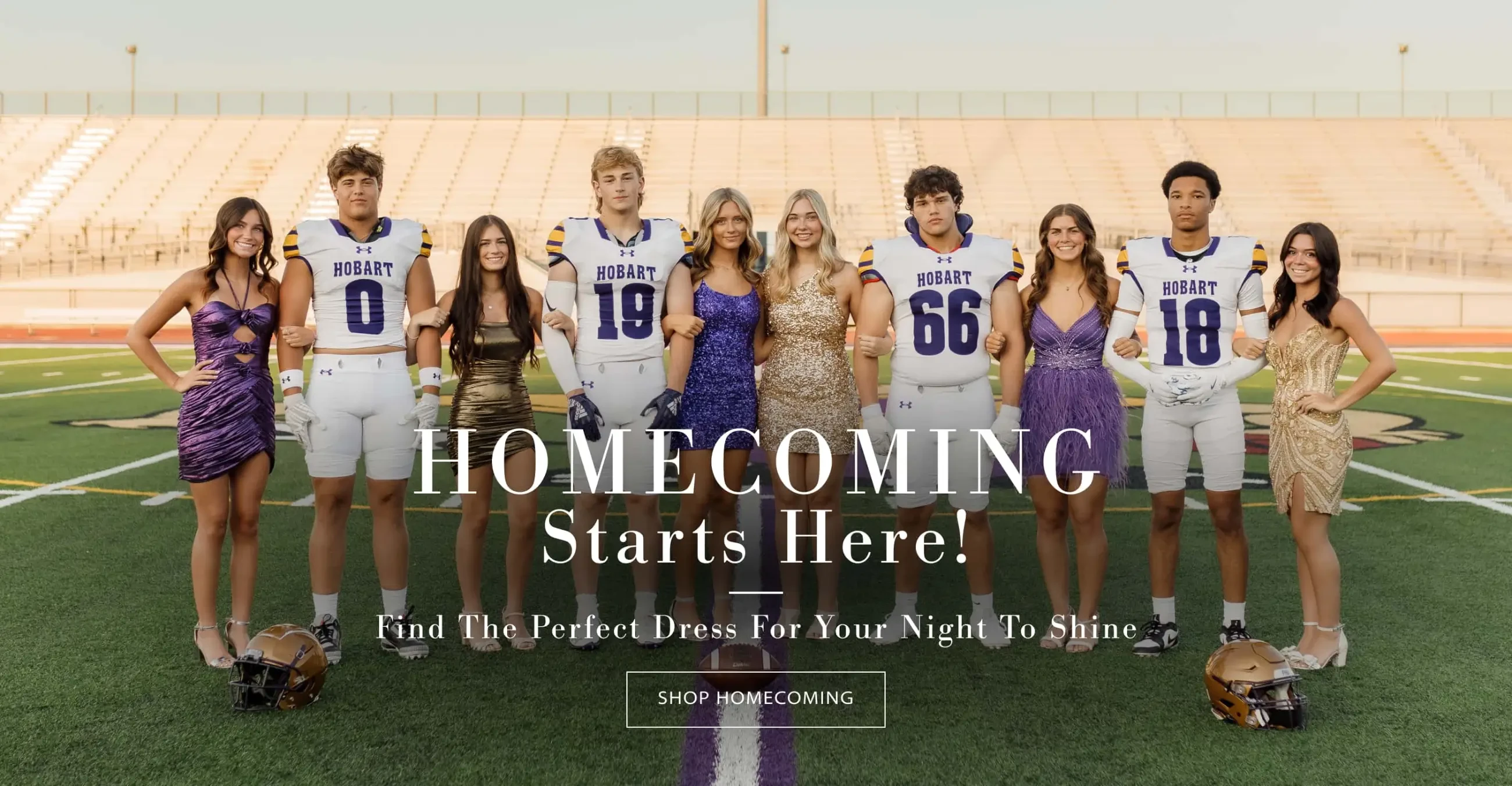 Homecoming Starts Here Banner Desktop