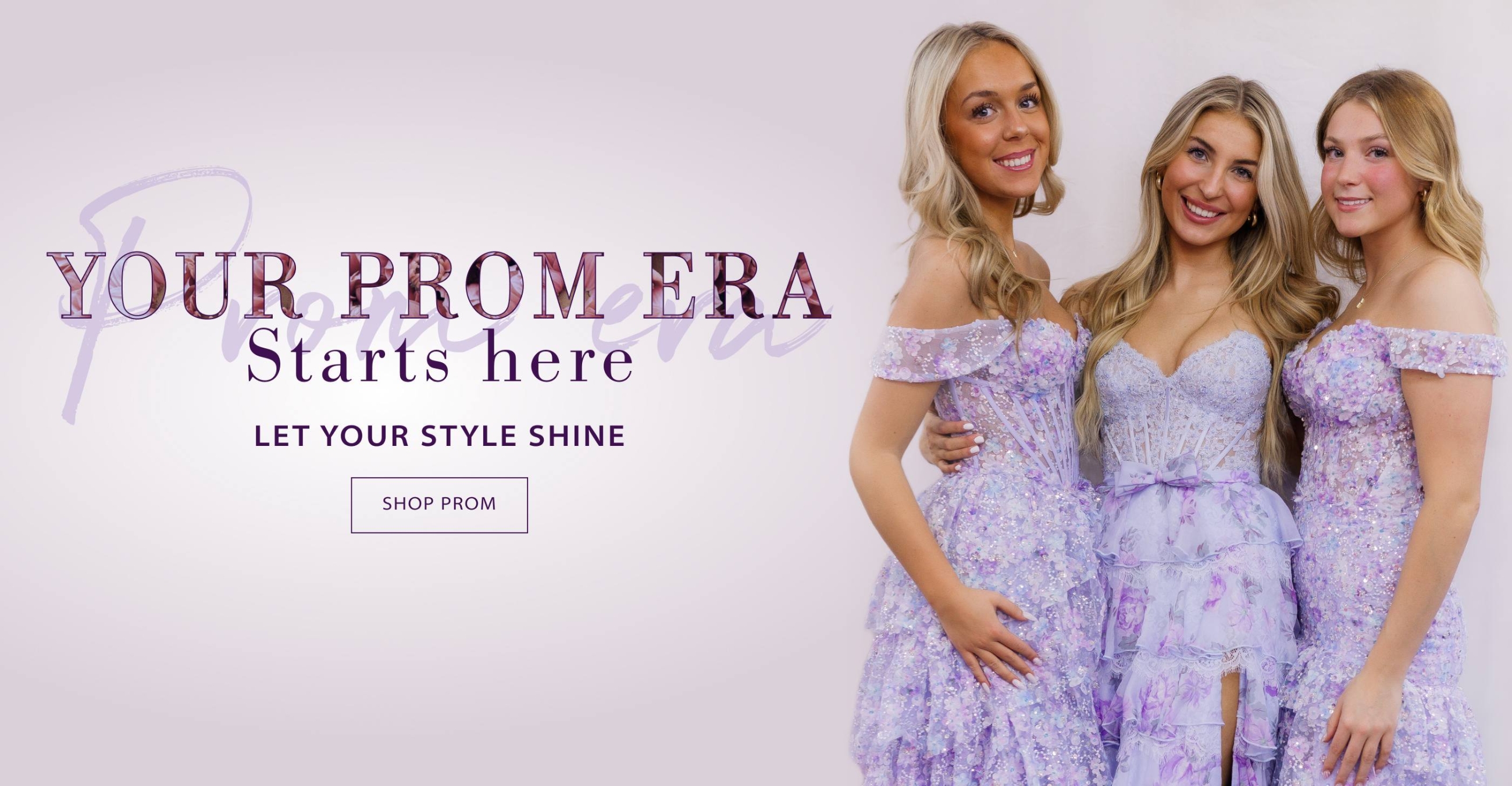 Your Prom Era Start Here Banner