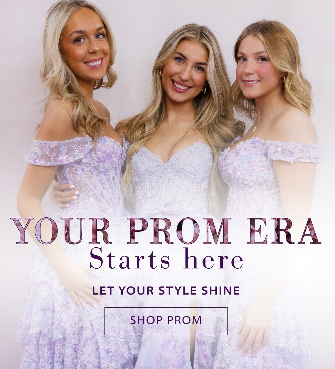 Your Prom Era Start Here Banner