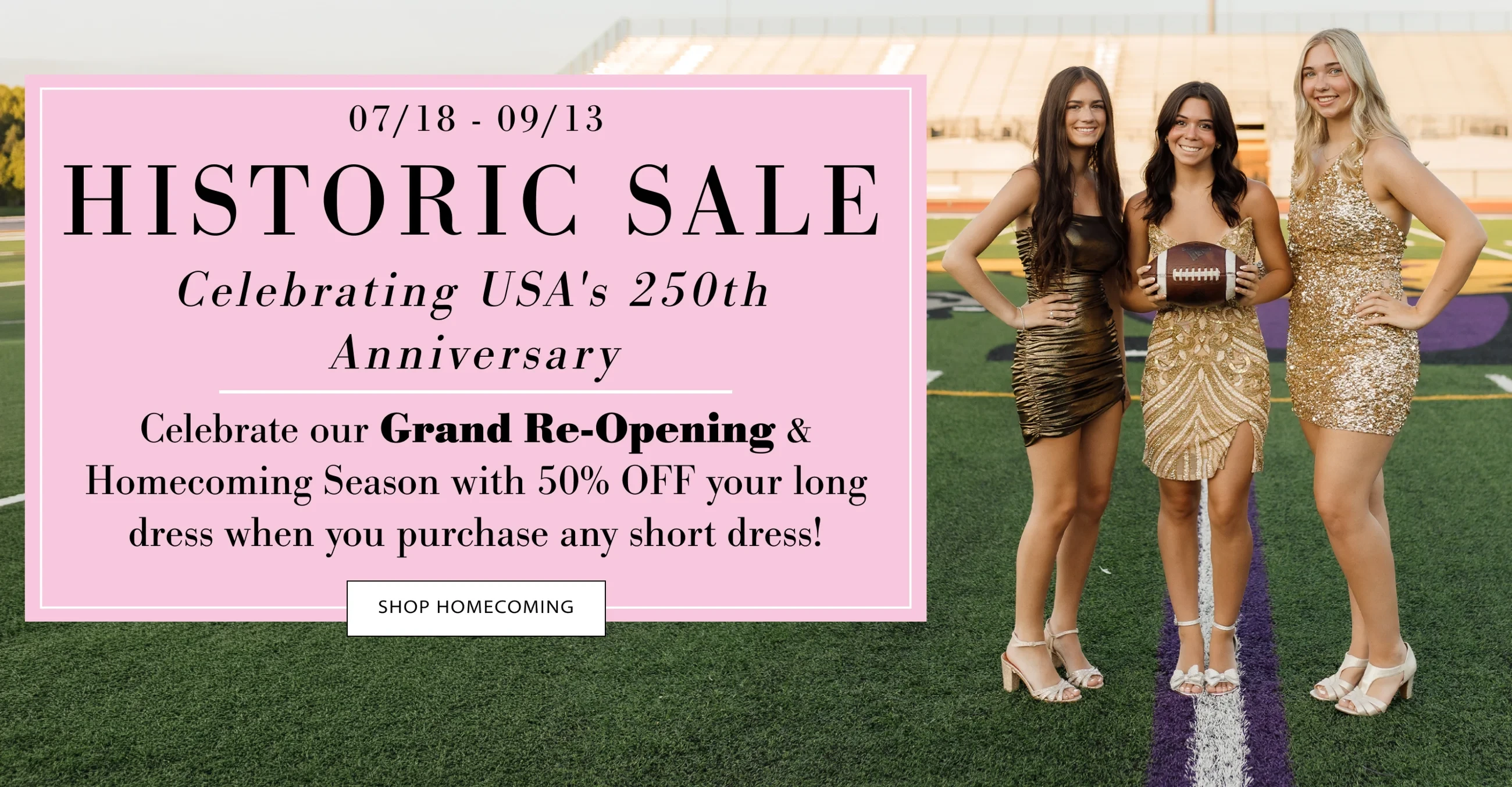 Historic Sale Banner