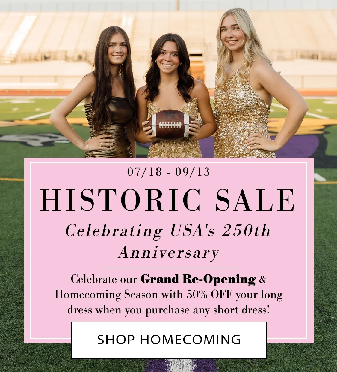 Historic Sale Banner
